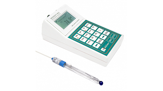 Анализатор переносной с комбинированным электродом (комплект для измерения рН стандартной точности) ЭКОНИКС-ЭКСПЕРТ 001-3(0.1)рН переносной Влагомеры