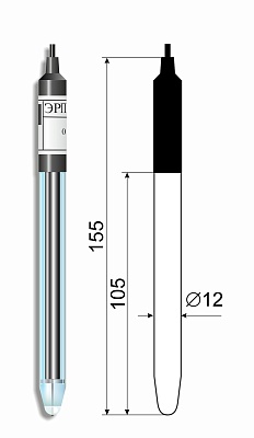 Электрод вспомогательный стационарный ЭКОНИКС-ЭКСПЕРТ ЭРП-101 К80.7 pH-метры