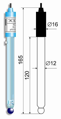 рH-электрод двухключевой лабораторный комбинированный ЭКОНИКС-ЭКСПЕРТ ЭСК-10601/4 pH-метры