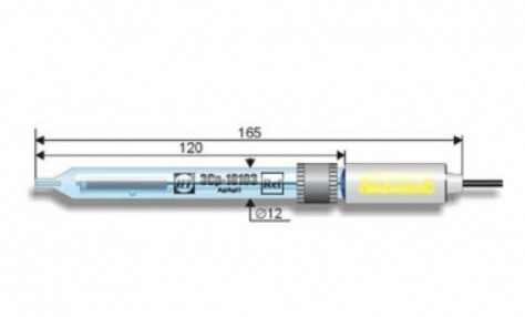 Электрод сравнения лабораторный одноключевой ЭКОНИКС-ЭКСПЕРТ ЭСр-10103/3.5 pH-метры